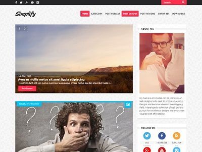 Simplify A Simple Blogger Template small