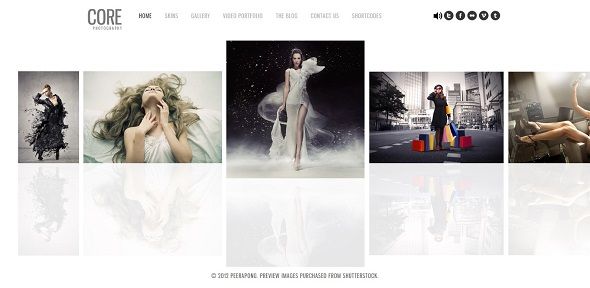 Core Photography WordPress theme