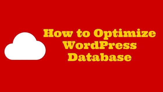 how to optimize wordpress database