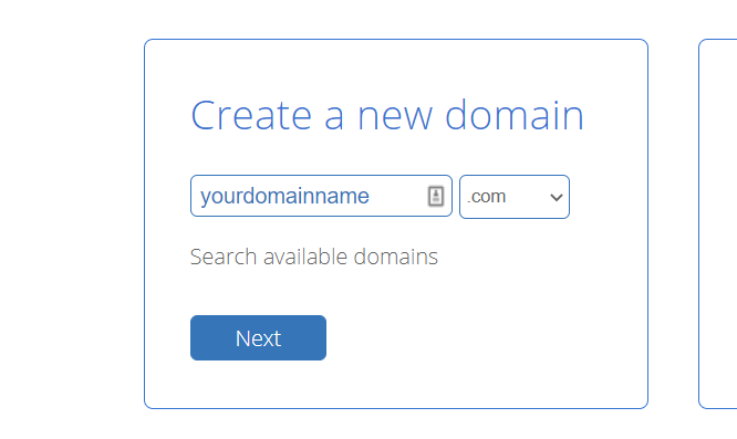 Free domain name register